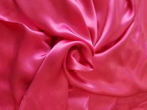 Fuchsia Silk Satin Fabric