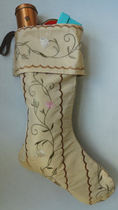 Floral Alpine Christmas Stocking