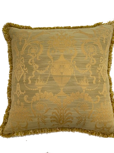 Old World Weavers Pillow With Decorative Houlès Fringe