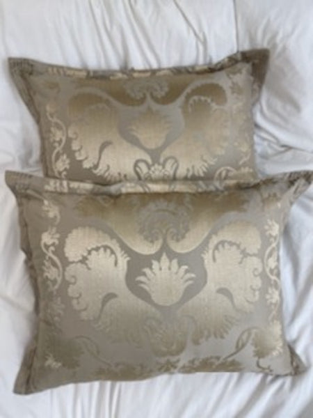 Scalamandre Damask Pillows - A Pair