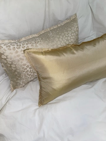 Beacon Hill Silk Jacquard Leopard Pillows by The House of Cedar Hall